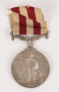 CAMPAIGN MEDAL: Indian Mutiny Medal 1858, engraved to JOHN KIRK. 10th Regiment.