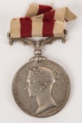 CAMPAIGN MEDAL: Indian Mutiny Medal 1858, engraved to JOHN KIRK. 10th Regiment. - 2