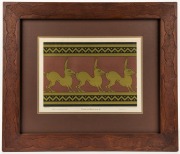 CHRISTOPHER DRESSER, Rabbit Frieze, wall paper design, ​​​​​​​framed and mounted, 57 x 67cm overall