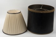 Eight assorted lamps and five assorted shades, A/F, including cast metal, Italian marble, carved sandalwood and others - 6
