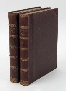 "Cassell's HISTORY OF THE WAR between FRANCE and GERMANY 1870-1871", [London : Cassell, Petter, and Galpin, 1st ed.], 2 volumes, buckram and leather, with 5 raised bands to spine with gilt titles.