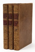 Rev. W. BINGLEY, "Animal Biography or Popular Zoology...arranged according to the system of Linnaeus", 1813, [London, C. and J. Rivington, et al.] 3 volumes, hardcover, all in matching calf boards with marbled endpapers.