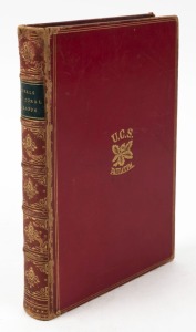 JAMES D. DANA, "Corals and Coral Islands", [London, Sampson Low, Marston et al, 1875], 348pp with numerous illustrations some full page; red leather binding with green label to spine, five raised bands, gilt decoration and marbled end papers and page edge