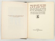 [ANTARCTIC EXPLORATION] E.H. SHACKLETON, "The Heart of the Antarctic" Vol.II, [London, William Heinemann, 1909], ​​​​​​​original blue buckram, with silver and gilt titles and decoration to boards. - 2