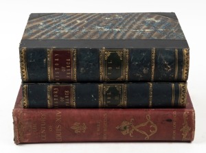 THOMAS WRIGHT, "The History of France: From the Earliest Period to the Present Time", [London, The London Printing and Publishing Company], 2 vols., half leather bindings by M. Paterson of Edinburgh. Also, "The Century of Louis XIV. Its Arts - Its Ideas