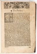 The Book of Common Prayer, 1625; largely complete, but lacking some early pages (or parts thereof); attractively rebound with replacement endpapers and spine but preserving the upper and lower leather panels which appear to be 17th century. Ornate woodblo - 2