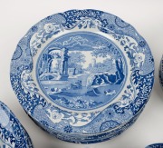 SPODE "Italian" pattern porcelain dinner set for twelve comprising entr&eacute;e&nbsp;and dinner plates, soup bowls, cups, saucers and plates, late 20th century, (72 pieces), black factory mark to bases - 2