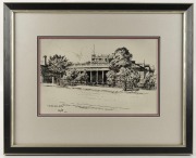 A group of framed prints and etchings, (10 items), ​​​​​​​the largest 102 x 80cm. - 8