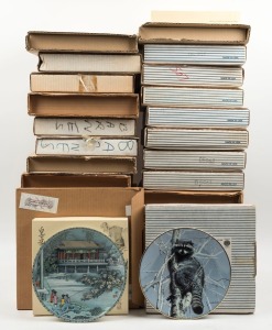 COLLECTOR'S PLATES: Various series including Norman Rockwell 'Treasured Memories' (5), 'Nature's Lovables' (8), 'Summer Palace' (8), 'Poetic Visions of Japan' (6), plus a few others. All in original packaging, as received. (Total: 30).