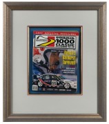 FOUR AUSTRALIAN SPORTING GREATS: A PETER BROCK signed 1997 "Mount Panorama 1000 Classic" programme (framed); a MICHAEL DOOHAN signed action photograph (framed); a LAYNE BEACHLEY signed Billabong poster (framed); and a KIEREN PERKINS signed photograph (fra - 4