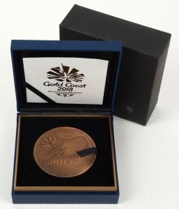 2018 COMMONWEALTH GAMES - GOLD COAST: Bronze participation medal in case of issue.