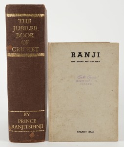 K.S. RANJITSINHJI "The Jubilee Book of Cricket" (First edition, 8vo, xvi, 474 pp. Photographic portrait frontispiece of the Author and 115 photographic plates), with the author's signature on the limitation page #265 of 350; an early rebinding with new en
