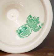 BELLEEK group of Irish porcelain vases, jugs and bowls, (9 items), one black stamp jug, the others with varying green stamps, the largest 15cm high - 13
