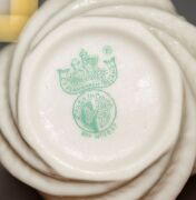 BELLEEK group of Irish porcelain vases, jugs and bowls, (9 items), one black stamp jug, the others with varying green stamps, the largest 15cm high - 17