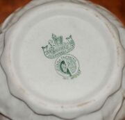 BELLEEK group of Irish porcelain vases, jugs and bowls, (9 items), one black stamp jug, the others with varying green stamps, the largest 15cm high - 19