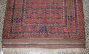 A hand-woven tribal rug with brown background, 200 x 105cm - 2