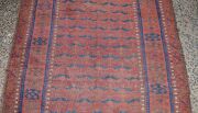 A hand-woven tribal rug with brown background, 200 x 105cm - 3
