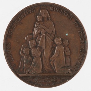 Great Britain: Bronze Medal (39mm) By Wiener & Philp "Reward For Good Conduct And Advance In Learning From The Catholic Poor School Committee", Circa 1860; Un-Named.