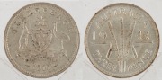 Threepence: George V, 1910, aUnc; George VI, 1944, Unc. (2).