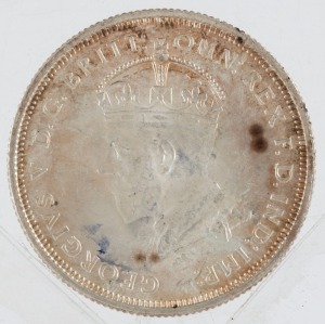 Two Shillings: George V, 1927 Canberra, aUnc.