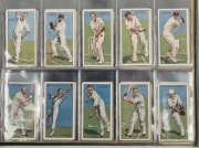 JOHN PLAYER: "Cricketers 1930" complete set of 50, "Cricketers 1934" complete set of 50, "Cricketers 1938" complete set of 50. Three complete sets presented in home-made albums. - 2