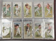 JOHN PLAYER: "1926 Cricketers Caricatures by RIP" two complete sets of 50 plus spares and W. D. & H. O. WILLS "1928 Cricketers Second Series of 50" lacking only No. 47. Presented in home-made albums. (3 items) - 4