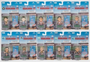A collection of Corinthian Prostar AFL Headliners, 1997, comprising of #41 Crawford, #42 Daffy, #43 Winmar, #44 Roos (x2), #46 McKenna, #47 Worsfold, #48 Longmire, #49 Paul Salmon & #50 Schwass. All in their original unopened blister packs. (10).