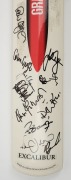 A full size Gray-Nicholls Premium Excalibur cricket bat signed by numerous cricketers who participated in the 1999 MS International Cricket Classic at St. Kevin's College in Melbourne. Together with two official programmes for the event, also extensively - 3