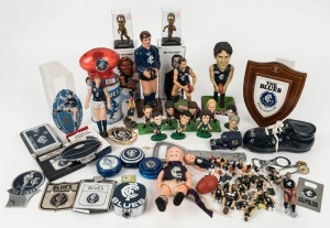 CARLTON: A box of Carlton souvenirs, collectibles, novelties, yo-yos, toys and models; some rarely seen. (60+ items).