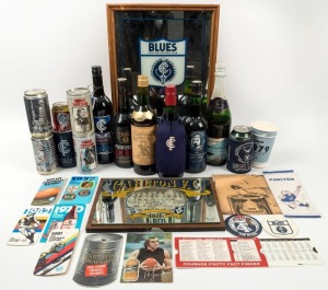 CARLTON: A small range of mirrors, bottles, cans, stubbie holders, coasters, etc.