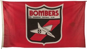 ESSENDON: circa 1980's Bombers Essendon Football Club large size flag, 100 x 182cm