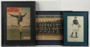 CARLTON: A collection of framed prints, photographs, cuttings and cards, various sizes. (30+). - 2