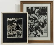 CARLTON: A collection of framed prints, photographs, cuttings and cards, various sizes. (30+). - 3