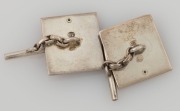 IAN FERGUSON of Melbourne pair of Australian silver and mokume cufflinks - 2