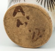JOHN PERCEVAL and ARTHUR MERRIC BOYD pottery beaker with hand-painted decoration, signed "A.M.B.", ​​​​​​​7.5cm high - 3