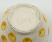 ARTHUR MERRIC BOYD pair of pottery ramekins with hand-painted decoration, incised "A.M. Boyd", ​​​​​​​5.5cm high, 13.5cm wide - 2