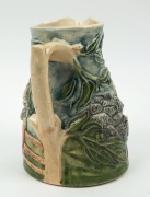 WALTZING MATILDA pottery jug with musical movement, 19.5cm high - 3