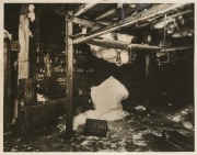 THE B.A.N.Z. ANTARCTIC EXPEDITION:Official original photograph by Captain Frank Hurley:Image B20 - Title: Jack Front Holds Tenancy of Antarctic Hut for Twenty Years,with official "MAWSON ANTARCTIC EXPEDITION" handstamp and release date "MONDAY JUN. 15, 19