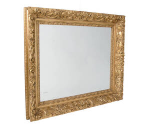 Ornate gilt framed mirror, 20th century. 120 x 96cm