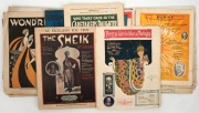 AUSTRALIAN MUSIC PUBLISHERS: A collection of early (1910s-40s) printed music, most with illustrated or photographic covers; incl. "Singin 'in the rain", "There's a new star in heaven to-night", Over the Rainbow", "Painting the clouds with sunshine", "Why