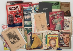 A carton of ephemera; mainly film, radio and theatre related. (qty).