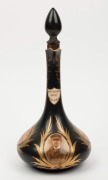 WATSON'S No.10 WHISKY&nbsp;English porcelain&nbsp;decanter with vignette ship portraits of "H.M.S. NEW ZEALAND" and "H.M.S. SYDNEY", as well as SIR JOHN JELLICOE, stamped "Made In England For Jas. Watson & Co. Ltd. Dundee", ​​​​​​​31cm high overall - 2