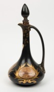 WATSON'S No.10 WHISKY&nbsp;English porcelain&nbsp;decanter with vignette ship portraits of "H.M.S. NEW ZEALAND" and "H.M.S. SYDNEY", as well as SIR JOHN JELLICOE, stamped "Made In England For Jas. Watson & Co. Ltd. Dundee", ​​​​​​​31cm high overall - 3