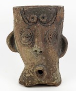 GUS McLAREN&nbsp;pottery garden planter, incised "Gus McLaren" 29cm high. PROVENANCE: Purchased from Betty McLaren sale at Merimbula N.S.W.