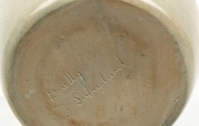 DOROTHY SUTHERLAND two handled pottery vase, incised "Dorothy Sutherland". Sutherland worked with both Klytie Pate and John Barnard Knight in Melbourne during the 1940s and 50s.&nbsp; 18cm high, 21cm wide - 3