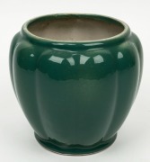 SUNSHINE ELECTRIC green glazed ceramic vase, 15cm high&nbsp;