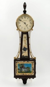 WALTHAM "George Washington" banjo wall clock, 19th century, 50cm high