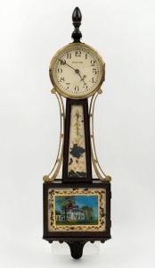 WALTHAM "George Washington" banjo wall clock, 19th century, ​​​​​​​50cm high