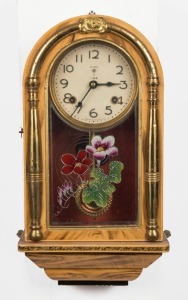 POLARIS vintage Chinese wall clock, 20th century. 47cm high
