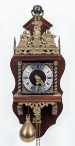 A vintage Dutch Atlas wall clock, 20th century, 50cm high